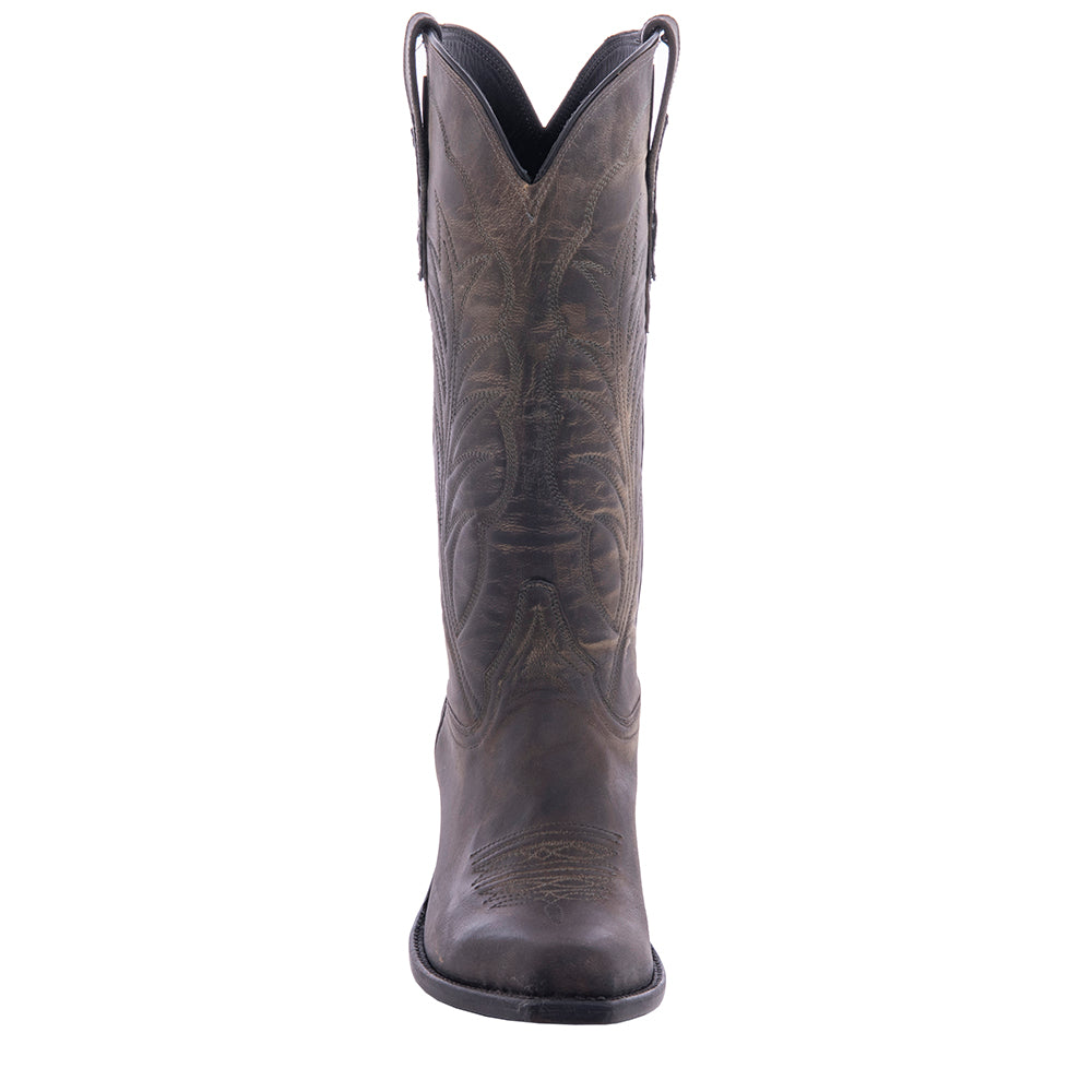 Ladies 13-2 Grey Goat Winn Stitch Toe Bug Cowboy Boot