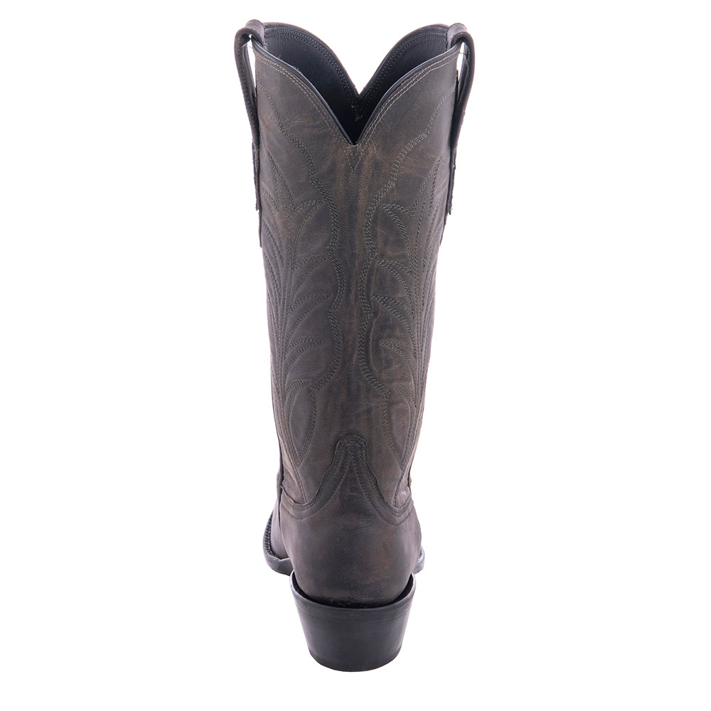 Ladies 13-2 Grey Goat Winn Stitch Toe Bug Cowboy Boot
