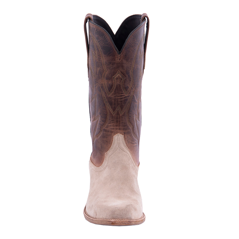 Men's 13" Sand Tan Canella Goat Crown Cowboy Boot
