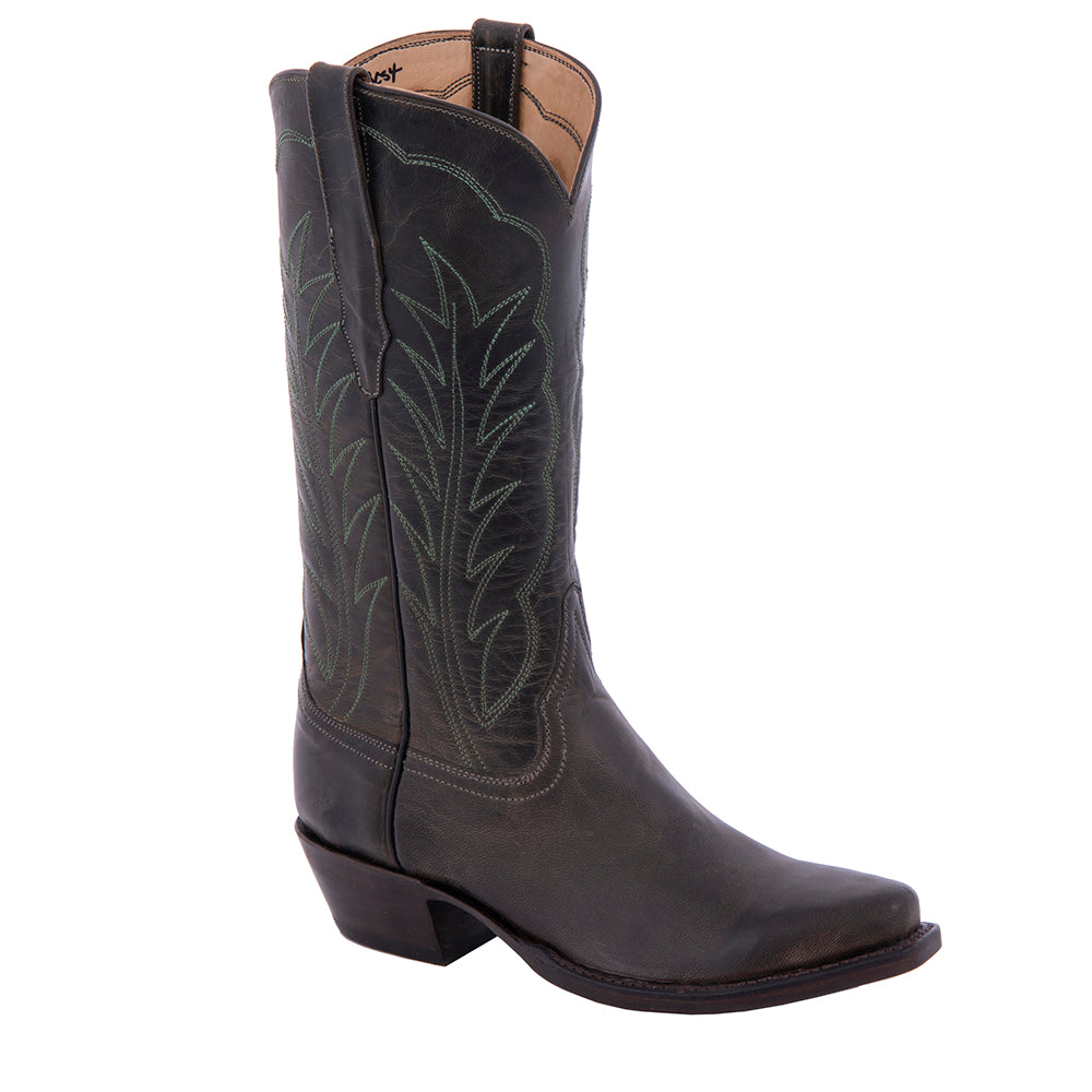 LADIES 13-2 OLIVE MADDOG WINN STITCH NO TOE BUG