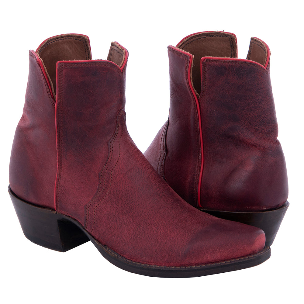 LADIES SHORT RED MADDOG BOOT