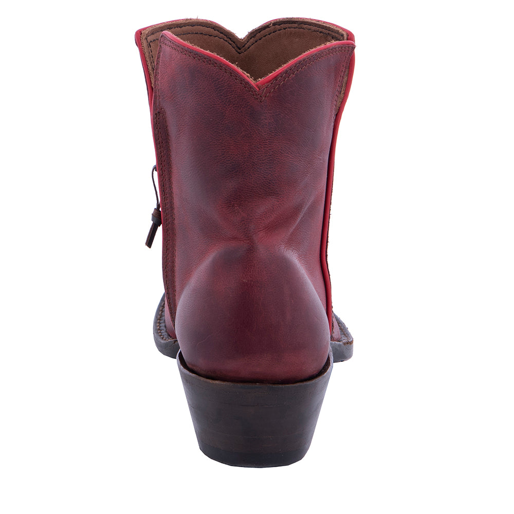 LADIES SHORT RED MADDOG BOOT