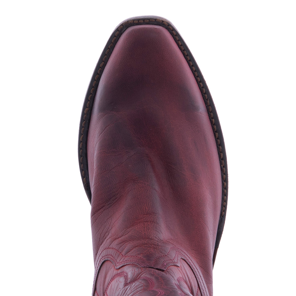 LADIES 13" RED MADDOG WINN STITCH COWBOY BOOT