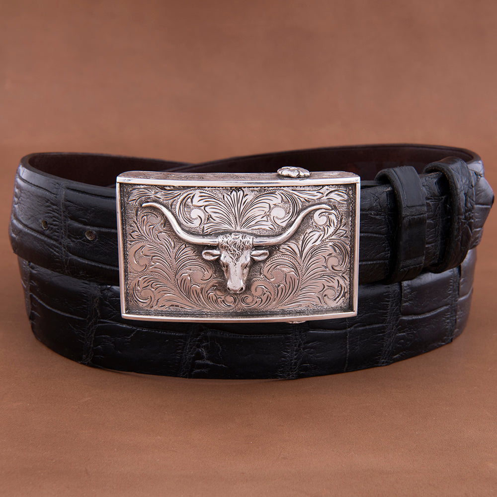 SST BOXCREEK WESTERN BUCKLE WITH STEER