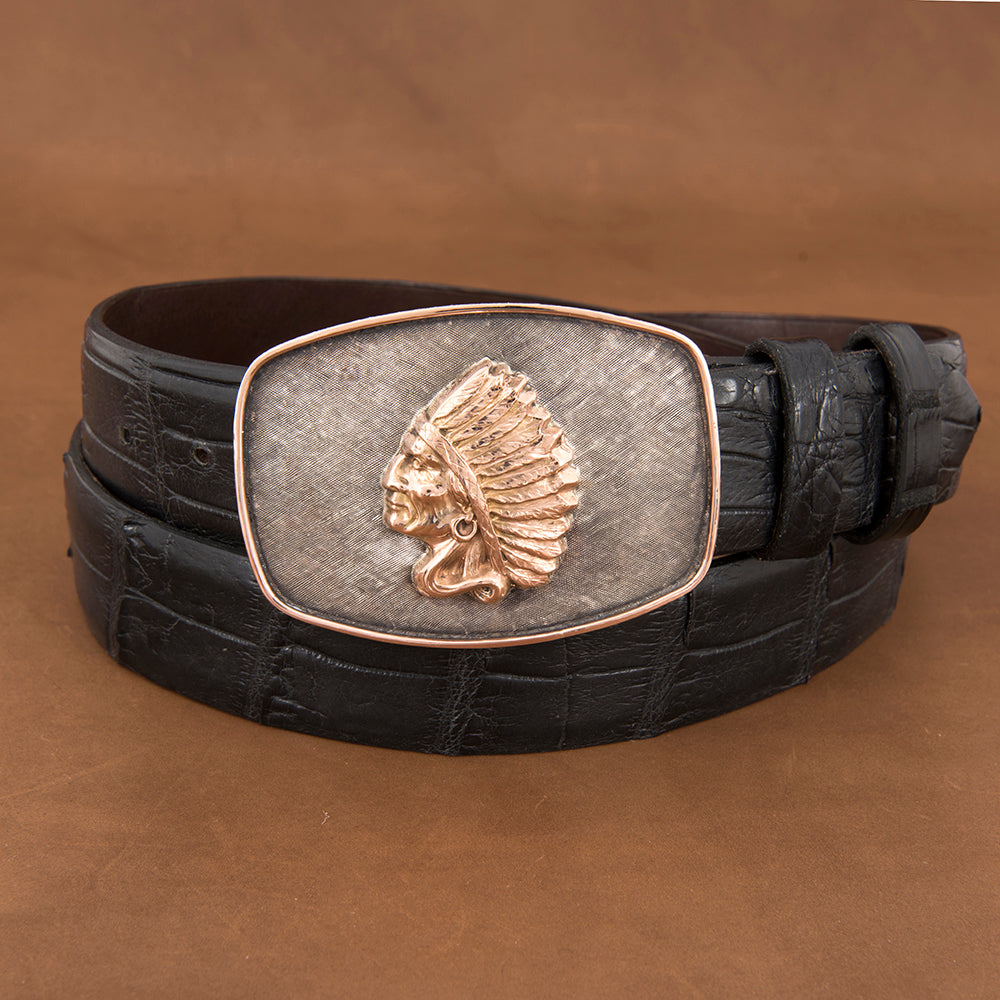 COLT 14K RED GOLD CHIEF WESTERN BUCKLE