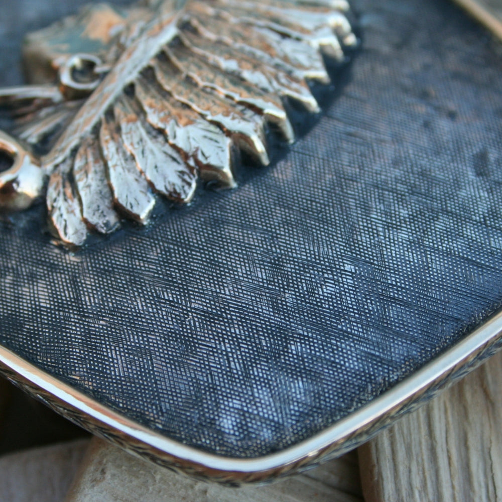 COLT 14K YELLOW GOLD CHIEF WESTERN BUCKLE