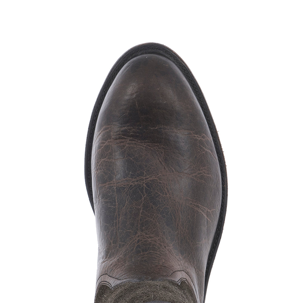 Men's Roper 12-2 Grey Bison/Dark Grey Aniline RO