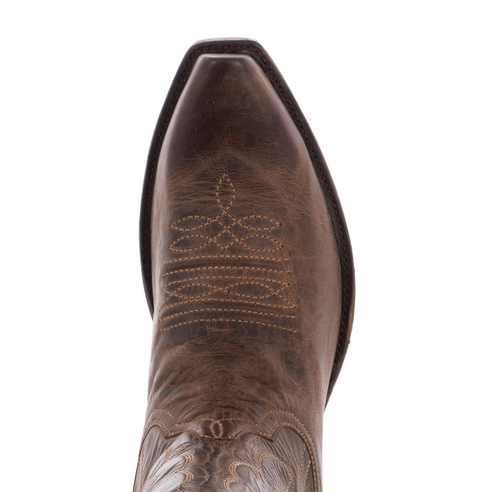 Ladies Cowboy 13-2 Tobac Goat Winn Stitch Toe Bug