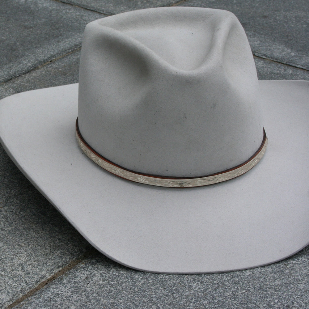 NATURAL MONTIE MONTANA SILVER HATBAND