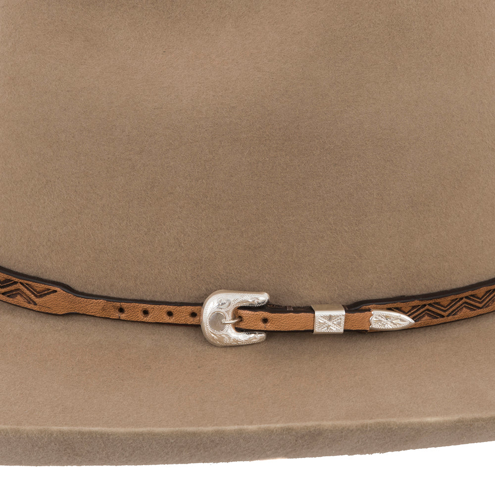 ANTIQUE BROWN AZTEC HATBAND