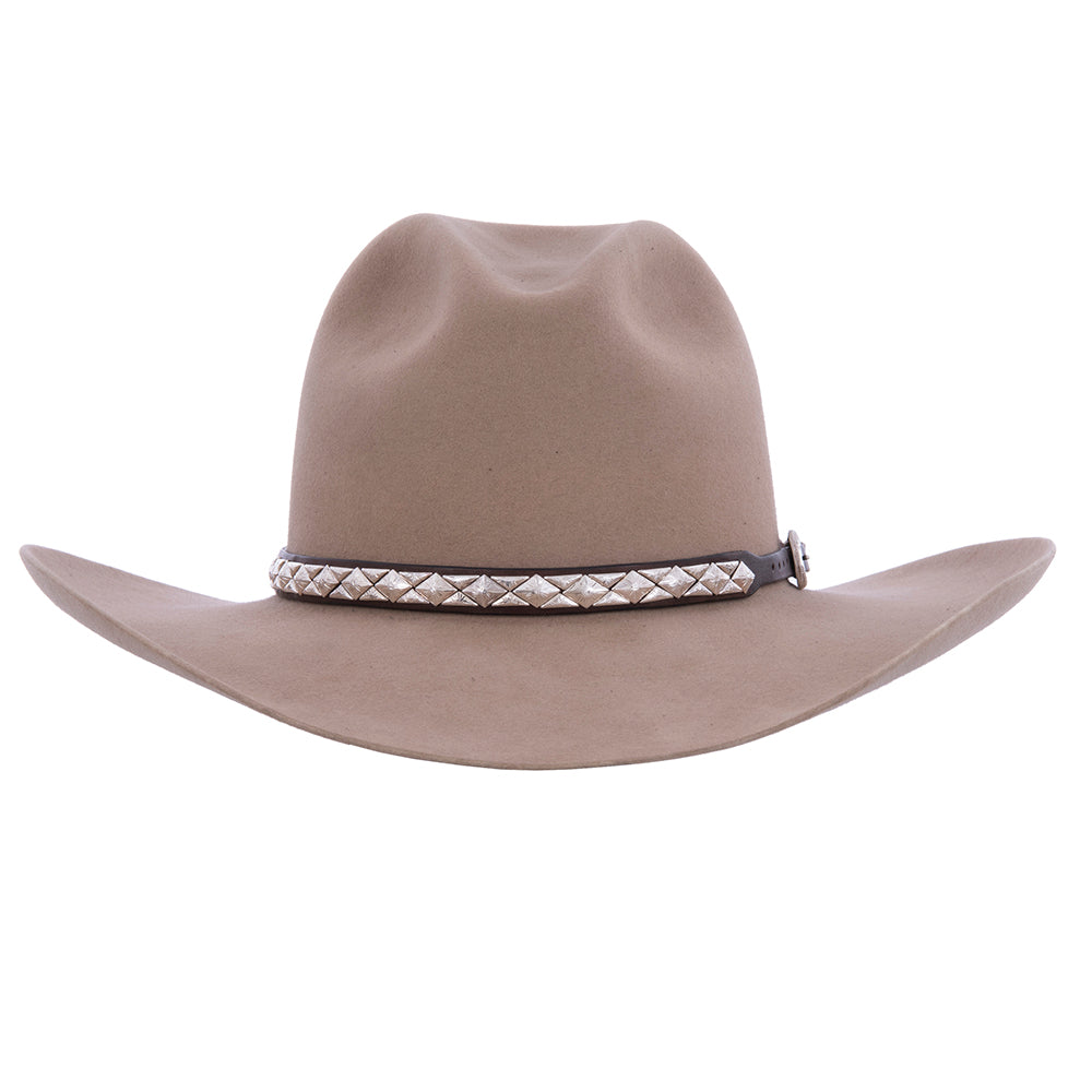 DIAMOND HALF DIAMOND STERLING SILVER HAT BAND