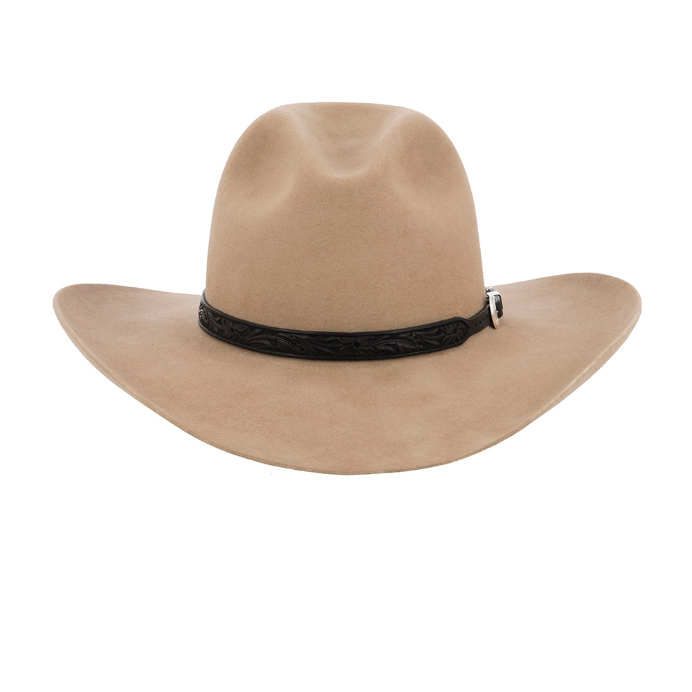 WIDE WILDROSE HATBAND BLACK