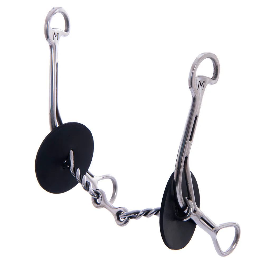 Merrill Bits Long Gag Twisted Wire Dog Bone