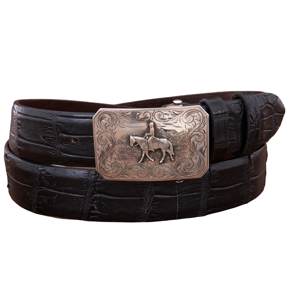 SST Mesa Engraved Buckle w/Rider