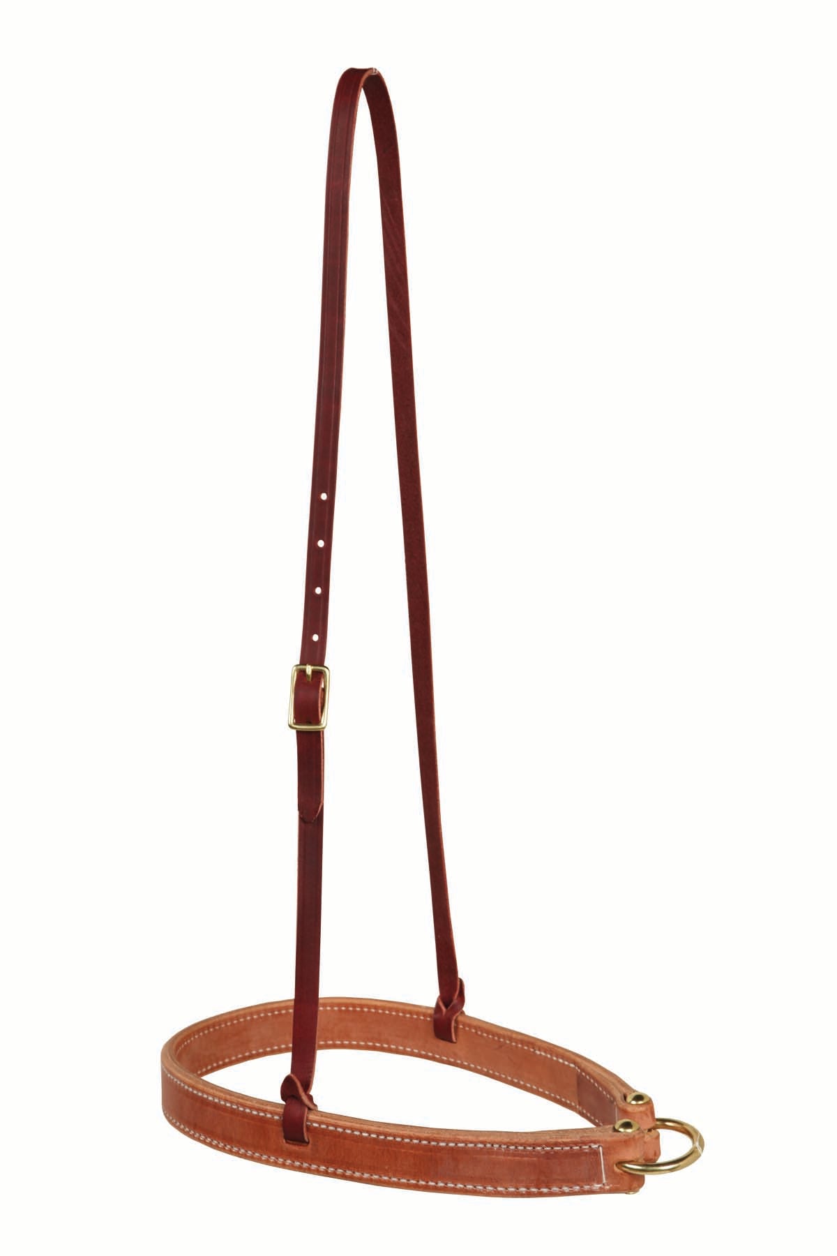 Harness Leather Noseband with Latigo Hanger