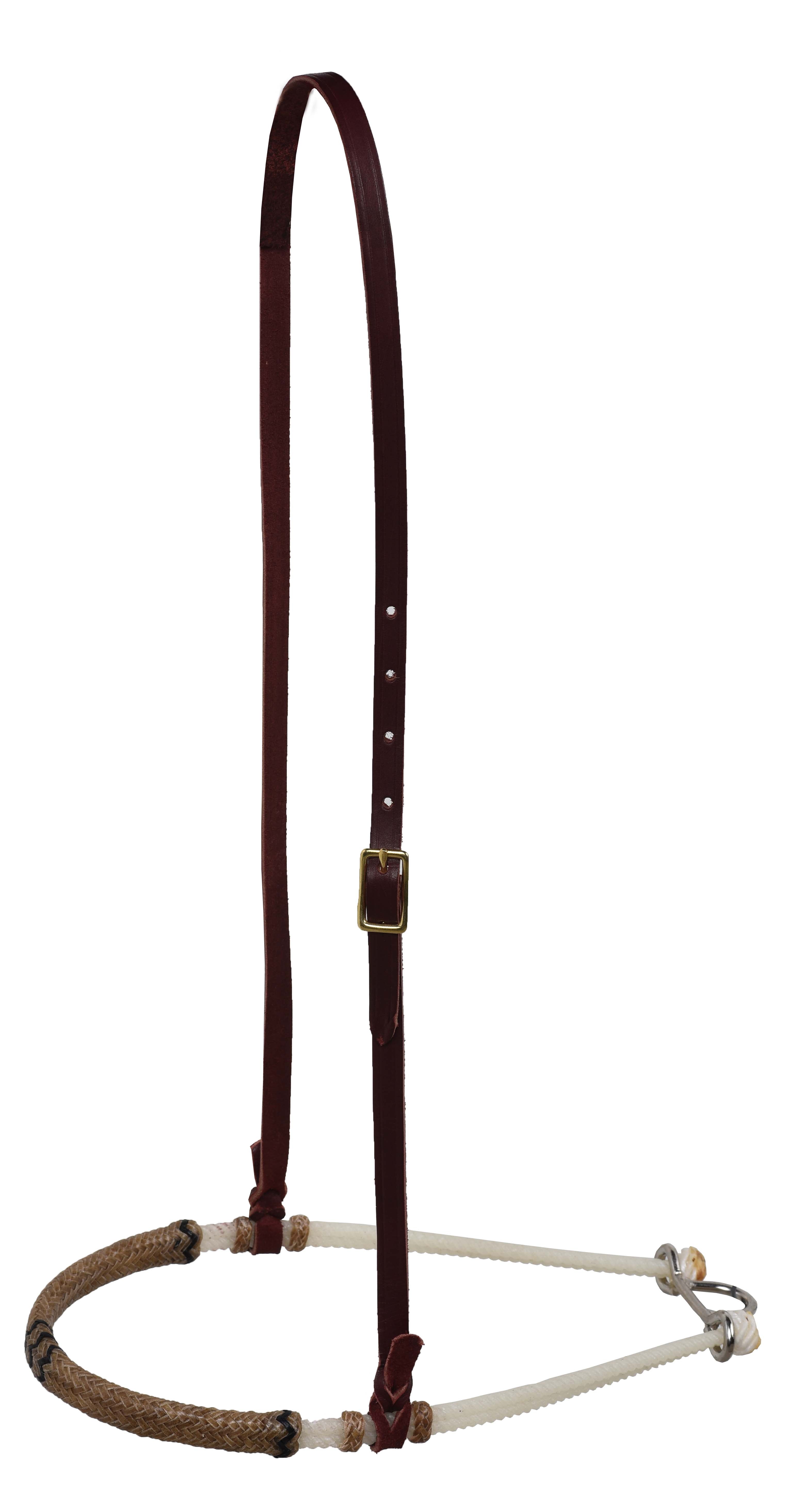 Double Rope Rawhide Braided Noseband Latigo Hanger