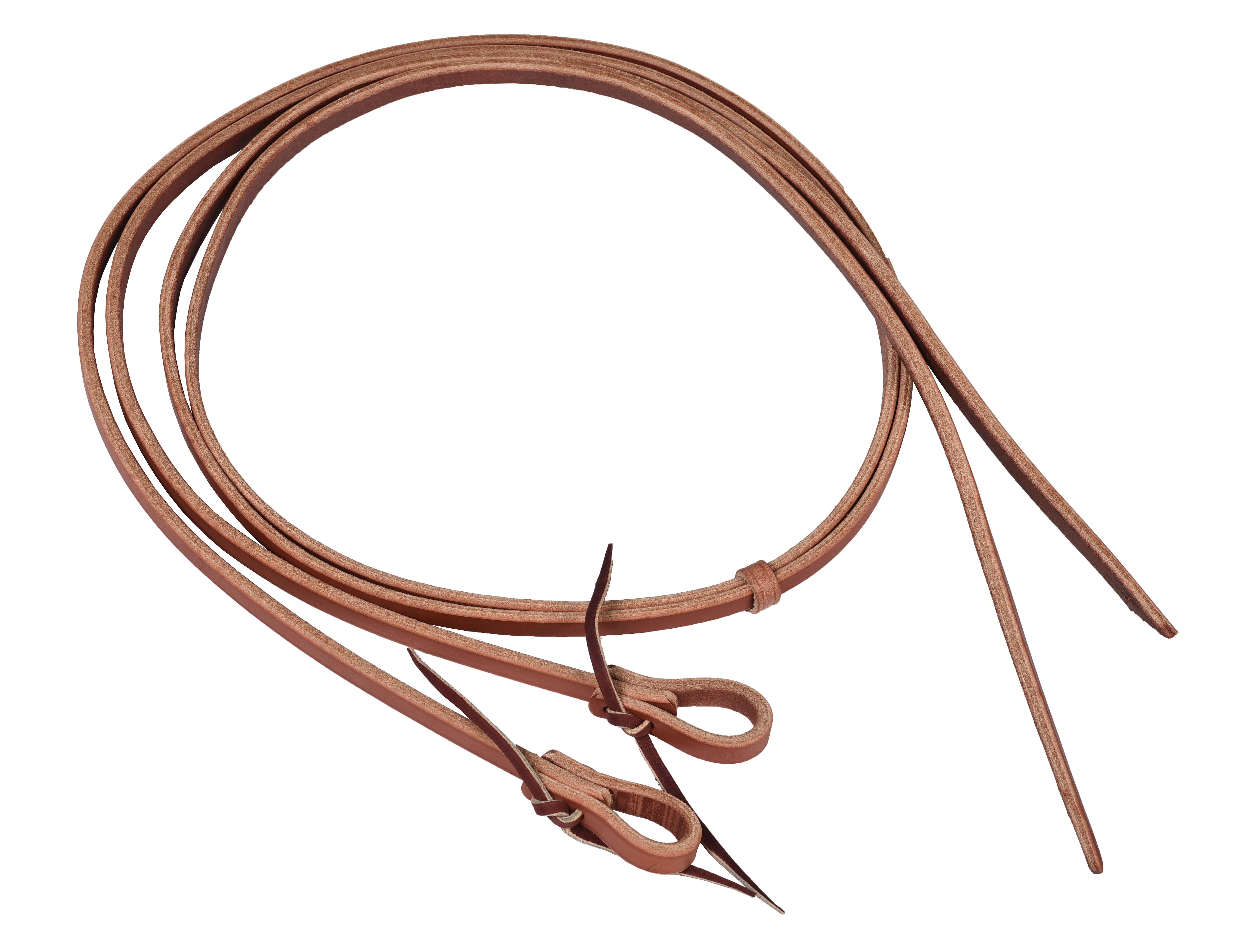 Harness Leather Split Reins With Waterloop Ends