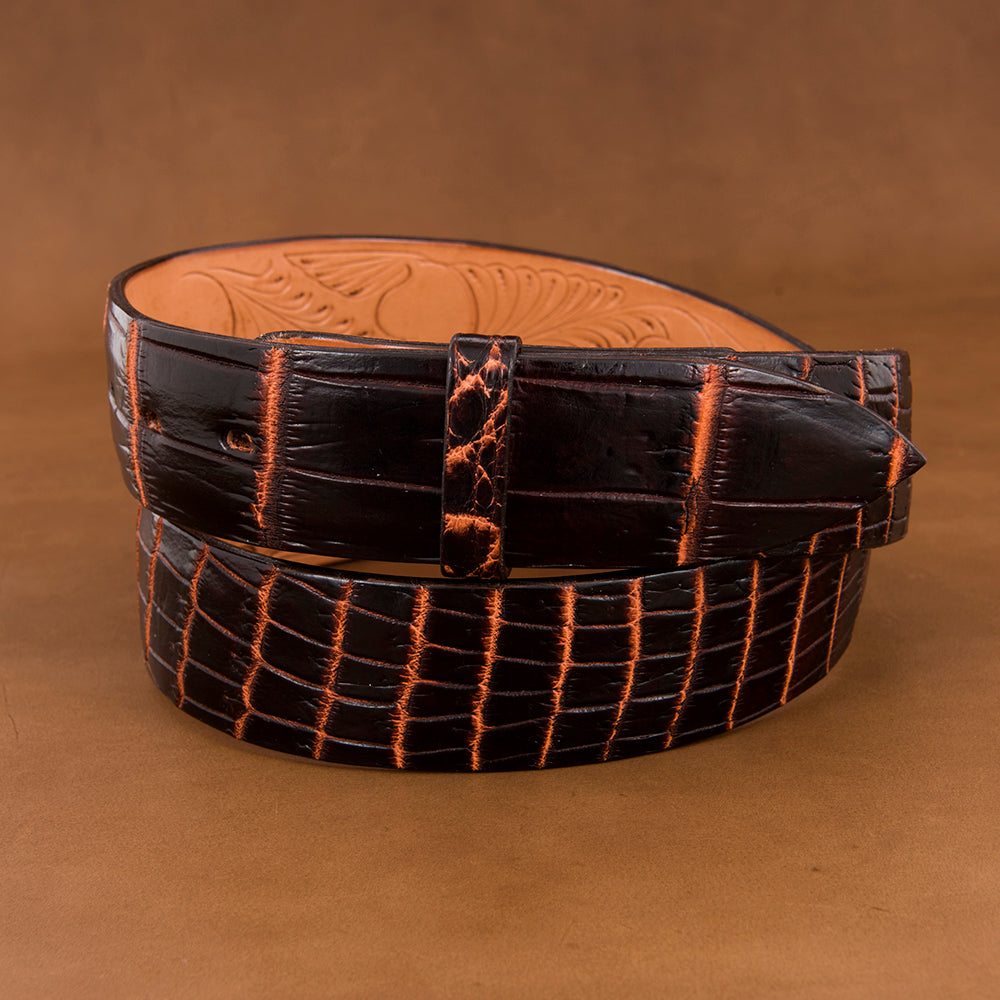 1 1/2" LIVER CHESTNUT NILE BELT