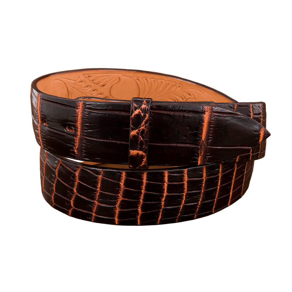 1 1/2" LIVER CHESTNUT NILE BELT